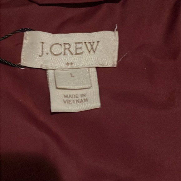 J Crew Burgundy Quilted Vest - Picture 6 of 8